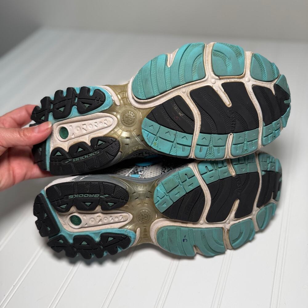Brooks Women’s Ravenna 2 Running Shoes Size 8 Grey Teal Cross Training Athletic - Picture 8 of 8
